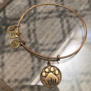 Alex and Ani Dog Bracelet - Gold